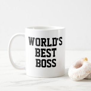 Lustige Welt bester Chef Kaffeetasse