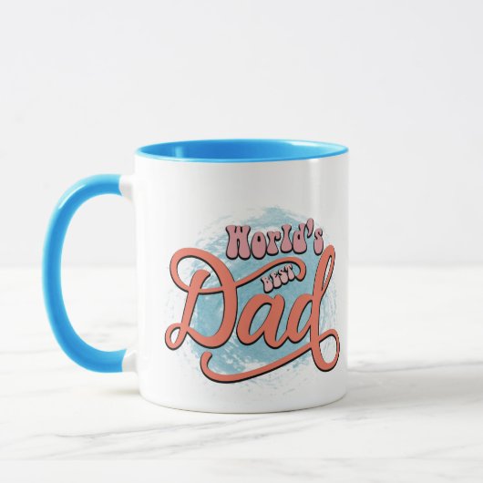 Lustige Welt Vaters Wortkunst Tasse (Links)
