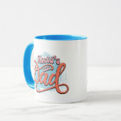 Lustige Welt Vaters Wortkunst Tasse (Vorderseite Links)