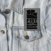 Lustige Weltraum-Alien-Gestaltung mit Faust Button (Insitu)