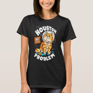 Lustige Weltraum-Astronauten-Katzengeschenke Männe T-Shirt