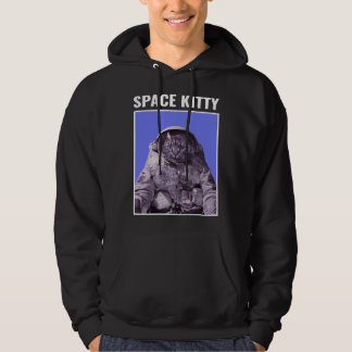 Lustige Weltraumkatze Hoodie