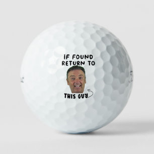 Lustige "Wenn gefunden, zurück an" Golfbälle - Hum