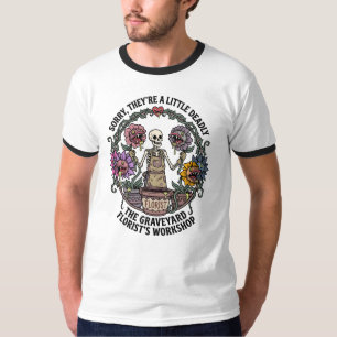 Lustige Werkstatt des Friedhofsfloristen T-Shirt