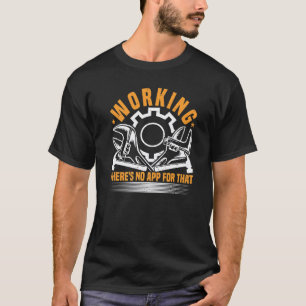 Lustige Werkstattzitate für einen Mechaniker, Hand T-Shirt