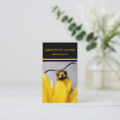 Lustige Wespe - Visitenkarte (Stehend Vorderseite)