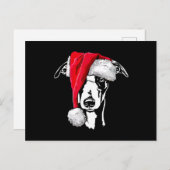 lustige Whisky Santa Weihnachtslieder Mutter Gesch Ankündigungspostkarte (Vorne/Hinten)