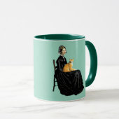 Lustige Whistlers Mutter Orange Tabby Tasse (VorderseiteRechts)