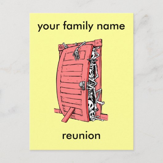 lustige Wiedersehen Postkarte (Vorderseite)