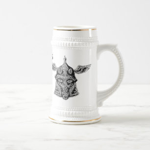 Lustige Wikinger-Bier-Tasse Bierglas