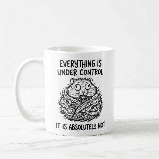 Lustige Wilde Hamster Classic Tasse (Links)
