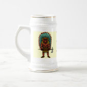 Lustige wilde Westbier-Tasse Bierglas (Links)