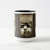 Lustige wilde Weststier-Terrier-Kaffee-Tasse Zweifarbige Tasse (Mittel)