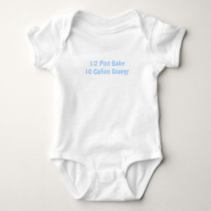 Lustige Windel zitiert Baby-Shirt Baby Strampler
