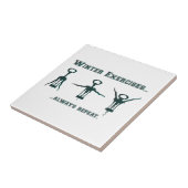 Lustige Winter-Übungen Fliese (Seite)