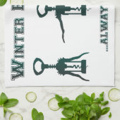 Lustige Winter-Übungen Handtuch (Gefaltet)