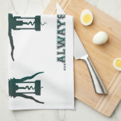 Lustige Winter-Übungen Handtuch (Viertel Falte)