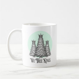Lustige Wir drei Könige Punsch-Weihnachtsbaum-Tass Kaffeetasse