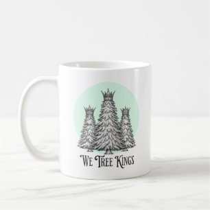 Lustige Wir drei Könige Punsch-Weihnachtsbaum-Tass Kaffeetasse