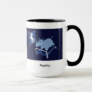 Lustige Wirklichkeits-Tasse Tasse