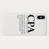 Lustige Wirtschaftsprüfer-Definition CPAs Case-Mate iPhone Hülle (Rückseite (Horizontal))