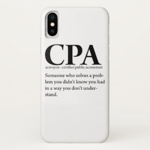 Lustige Wirtschaftsprüfer-Definition CPAs Case-Mate iPhone Hülle