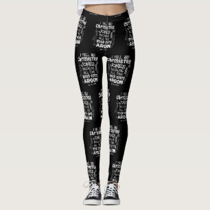 Lustige Wissenschaft erzähle ich schlechte Leggings