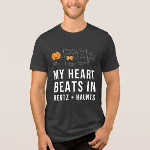 Lustige Wissenschafts- und Ingenieur-Halloween Tri-Blend Shirt
