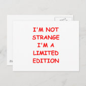 lustige Witze für dich Postkarte (Vorne/Hinten)