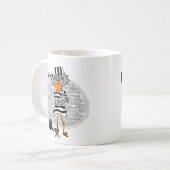 Lustige Workaholic-Tasse Kaffeetasse (Vorderseite Links)