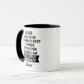 Lustige World's Best Firearms Instructor Kaffee Tasse (Vorderseite Links)