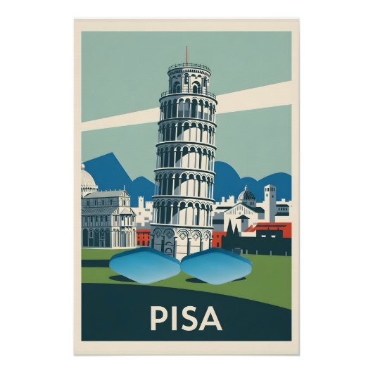 Lustige WPA-Nationalpark-Style Poster (Vorderseite)