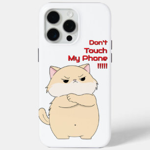 Lustige wütende Katze fasse nicht mein Handy an  Case-Mate iPhone Hülle