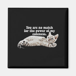 Lustige wütende Katzen-Meme für Katzenbesitzer und Magnet