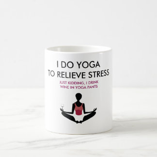 Lustige Yoga-Tasse Kaffeetasse