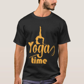 Lustige Yoga-Zeit-Kontorsionist-Grafik-T-Shirt T-Shirt
