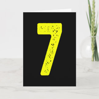 Lustige Zahl 7 67 Meme Kostüm passende Gruppe Hall Karte