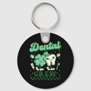 Lustige Zahn Dental Crew Zahnarzt St. Patricks Schlüsselanhänger