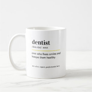 Lustige Zahnarzt-Definitionsgeschenk Kaffeetasse