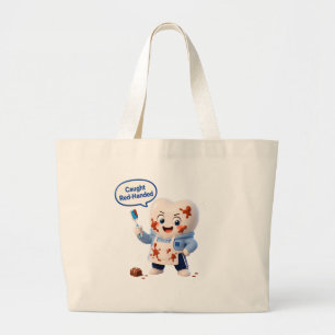 Lustige Zahnarzt Humor Schokolade Canvas-Tasche  Jumbo Stoffbeutel