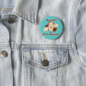 Lustige Zahnärzte und Hygieniker Button (Beispiel)