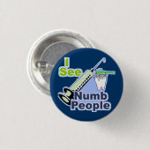 Lustige Zahnärzte und Hygieniker Button (Vorne & Hinten)
