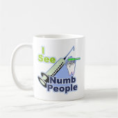 Lustige Zahnärzte und Hygieniker Kaffeetasse (Links)