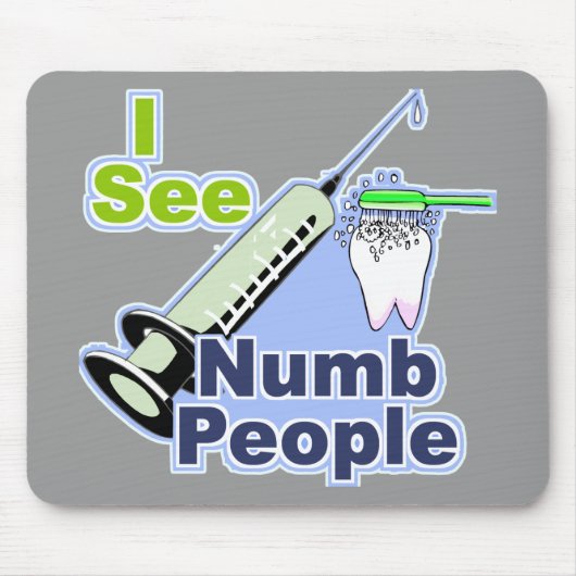 Lustige Zahnärzte und Hygieniker Mousepad (Vorne)