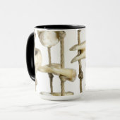 Lustige zahnmedizinische Fotografie extrahierter Tasse (Vorderseite Links)