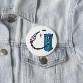 Lustige Zapfsäule Tankstelle Button (Beispiel)