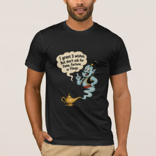 Lustige Zauber-Genie-Lampe-Bubble-Talk-Cartoon T-Shirt