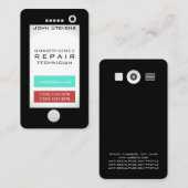 Lustige Zellentelefon-Imitatblickform Visitenkarte (Vorne/Hinten)