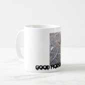 Lustige Ziegen-Schale Kaffeetasse (Vorderseite Links)