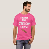 Lustige Zigarren-Accessoires-Set T-Shirt (Vorne ganz)